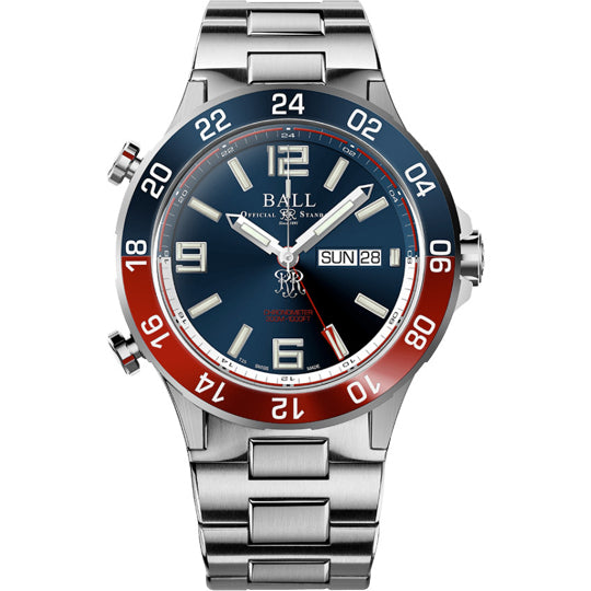 Ball DG3222A-S1CJ-BE Roadmaster Marine GMT Blue Dial 42mm