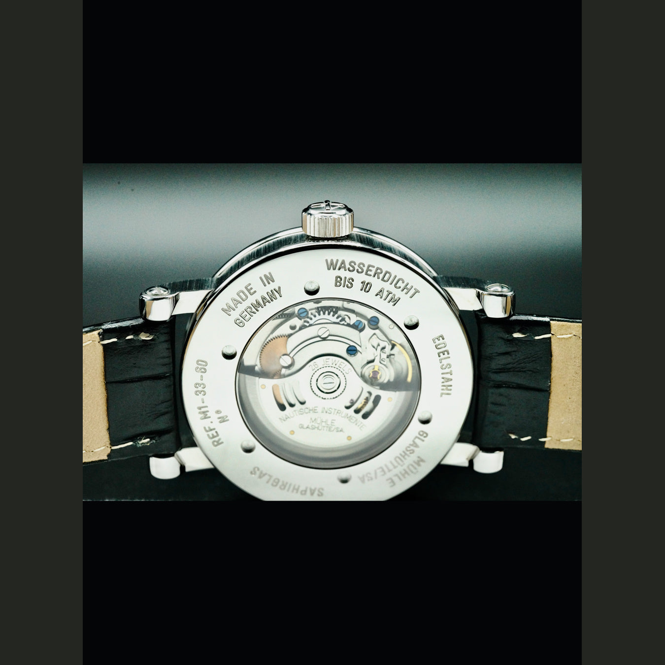 Mühle Glashütte M1-33-65-LB Teutonia II Tag Datum