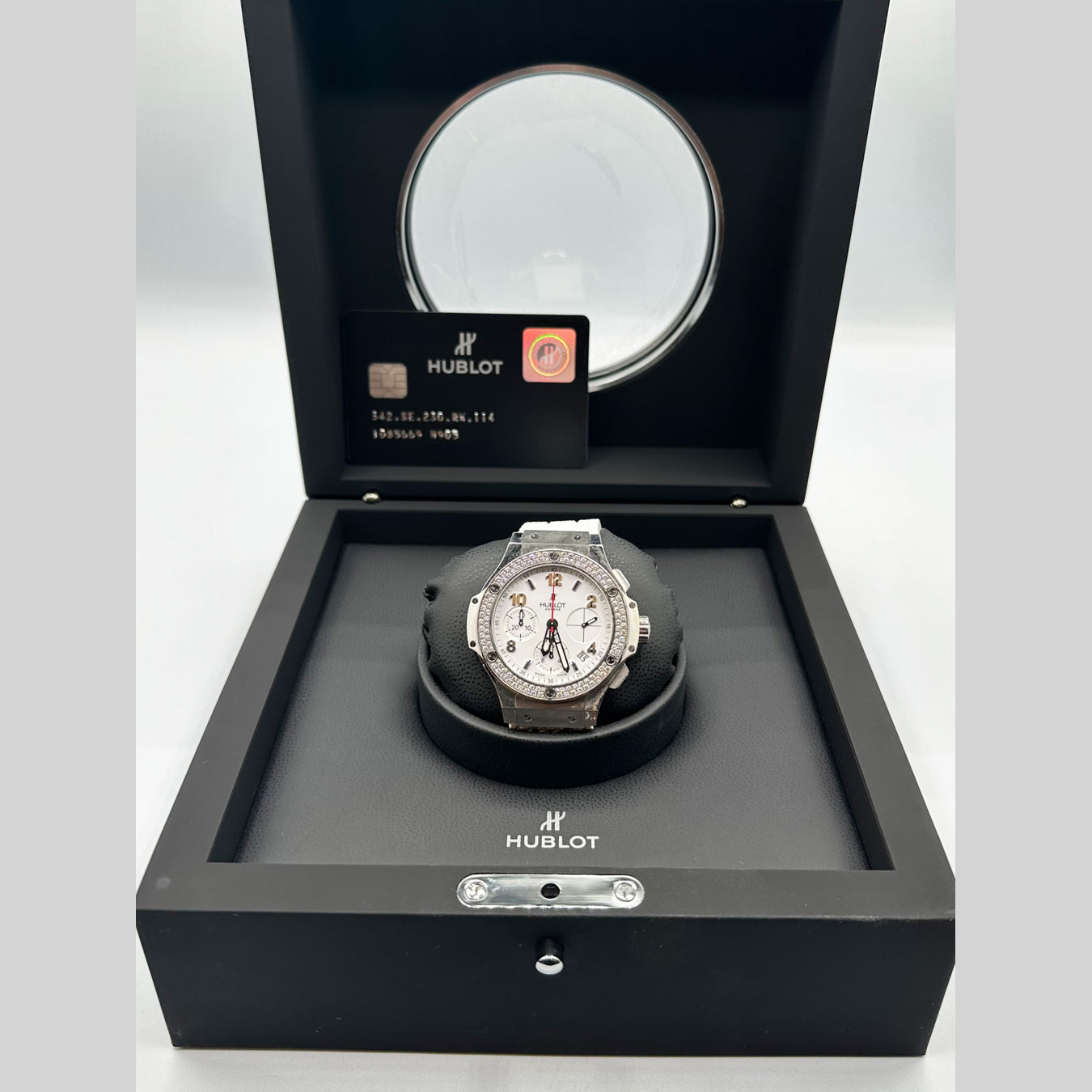 Hublot 342.SE.230.RW.114 Big Bang Steel White Diamonds