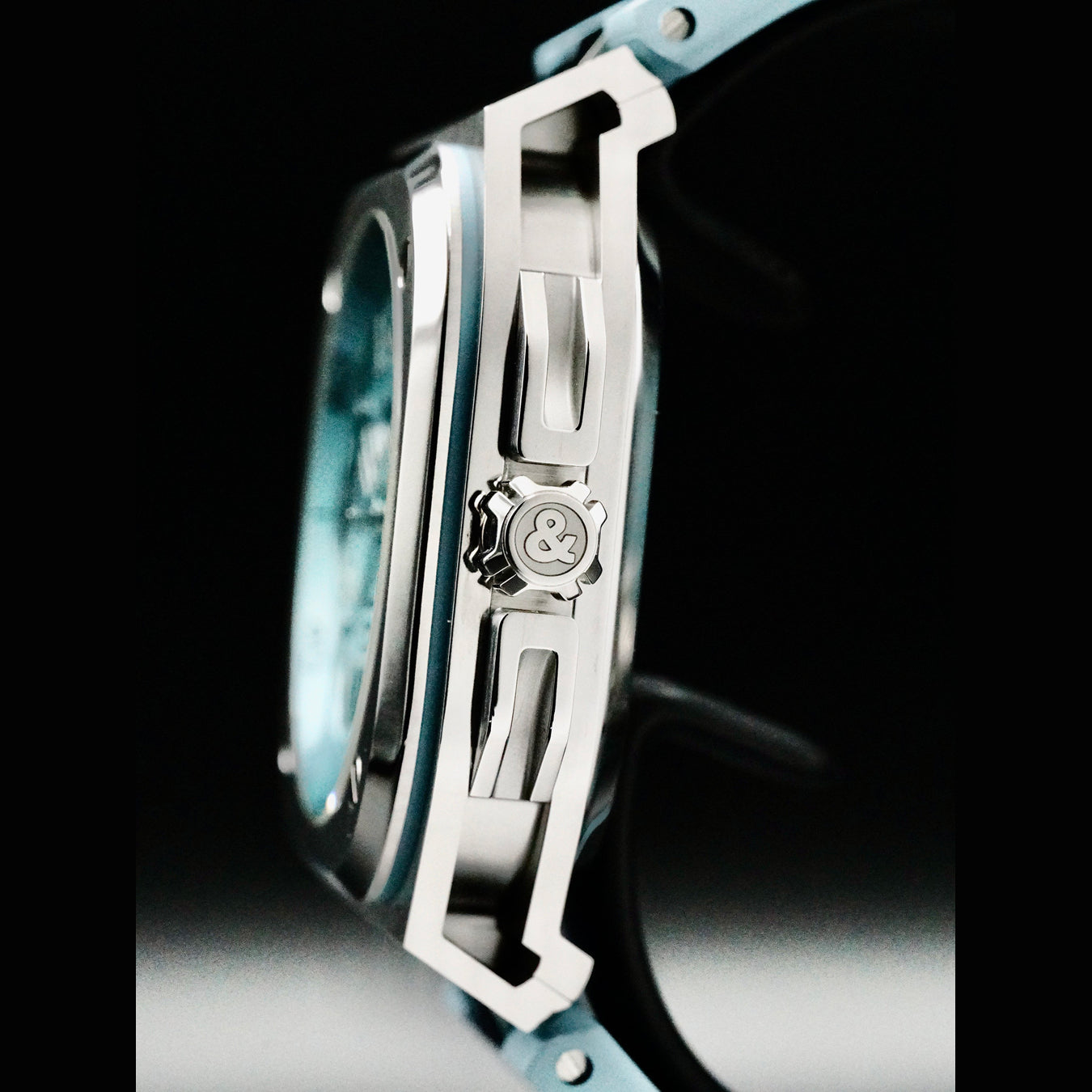 Bell & Ross BR-X5 Ice Blue on Rubber Strap BRX5R-IB-ST/SRB