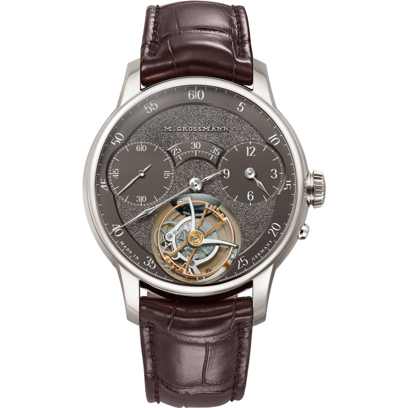 Moritz Grossmann Tourbillon Tremblage White Gold Argenté Dial
