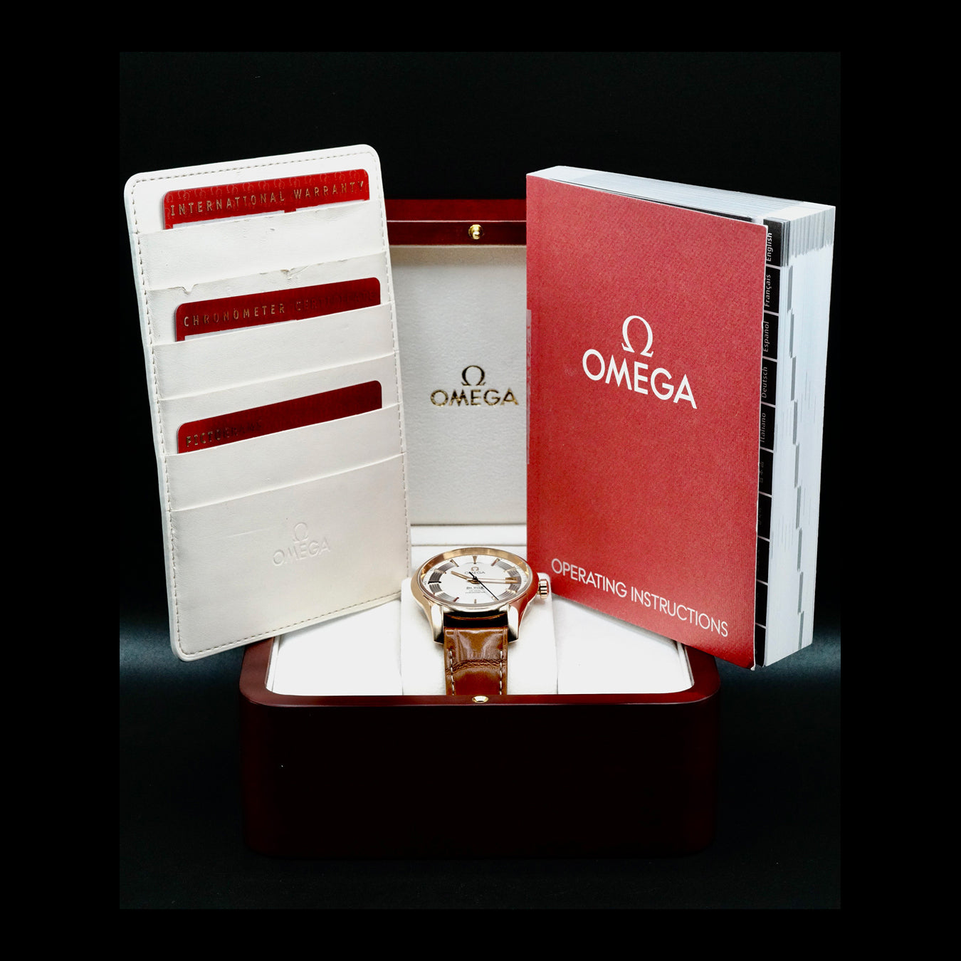 Omega 431.63.41.21.02.001 DeVille Hour Vision Red Gold
