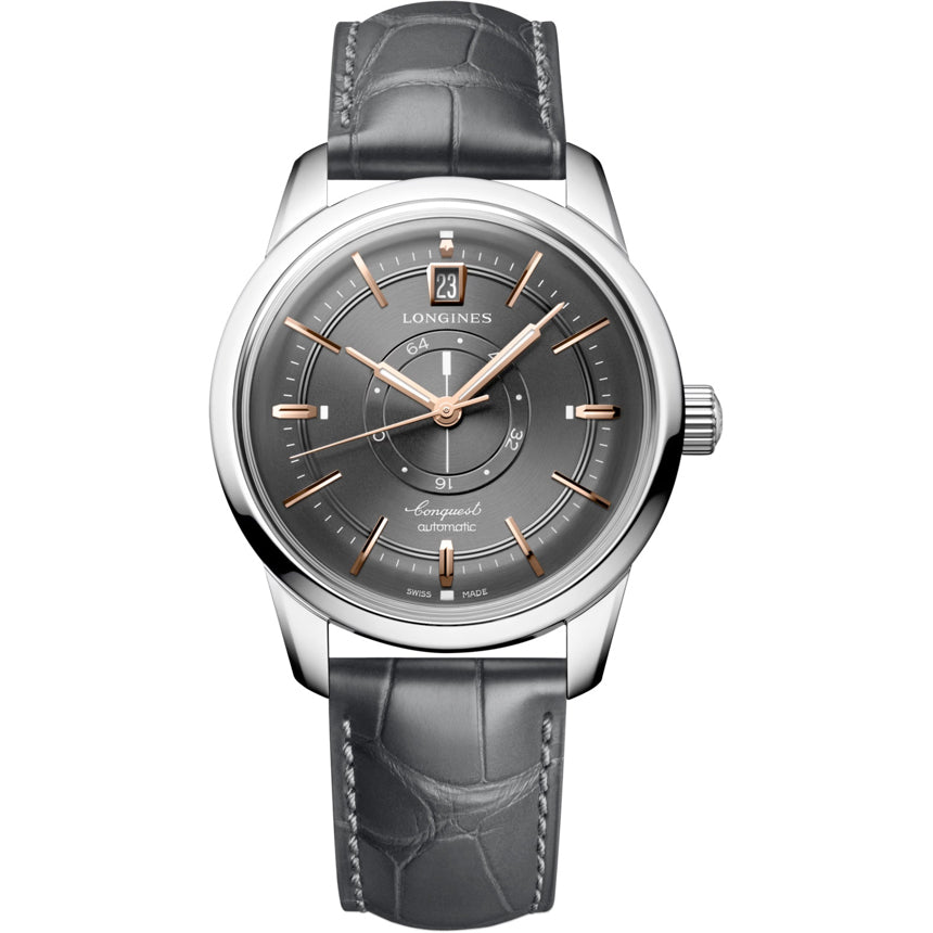 Longines L1.648.4.62.2 Conquest Heritage Central Power Reserve