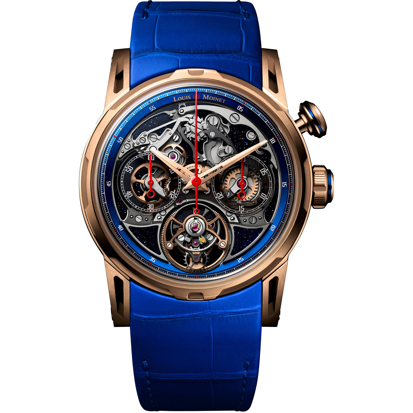 Louis Moinet LM-114.40.20 Impulsion 18k Rose Gold & Titanium Limited Edition