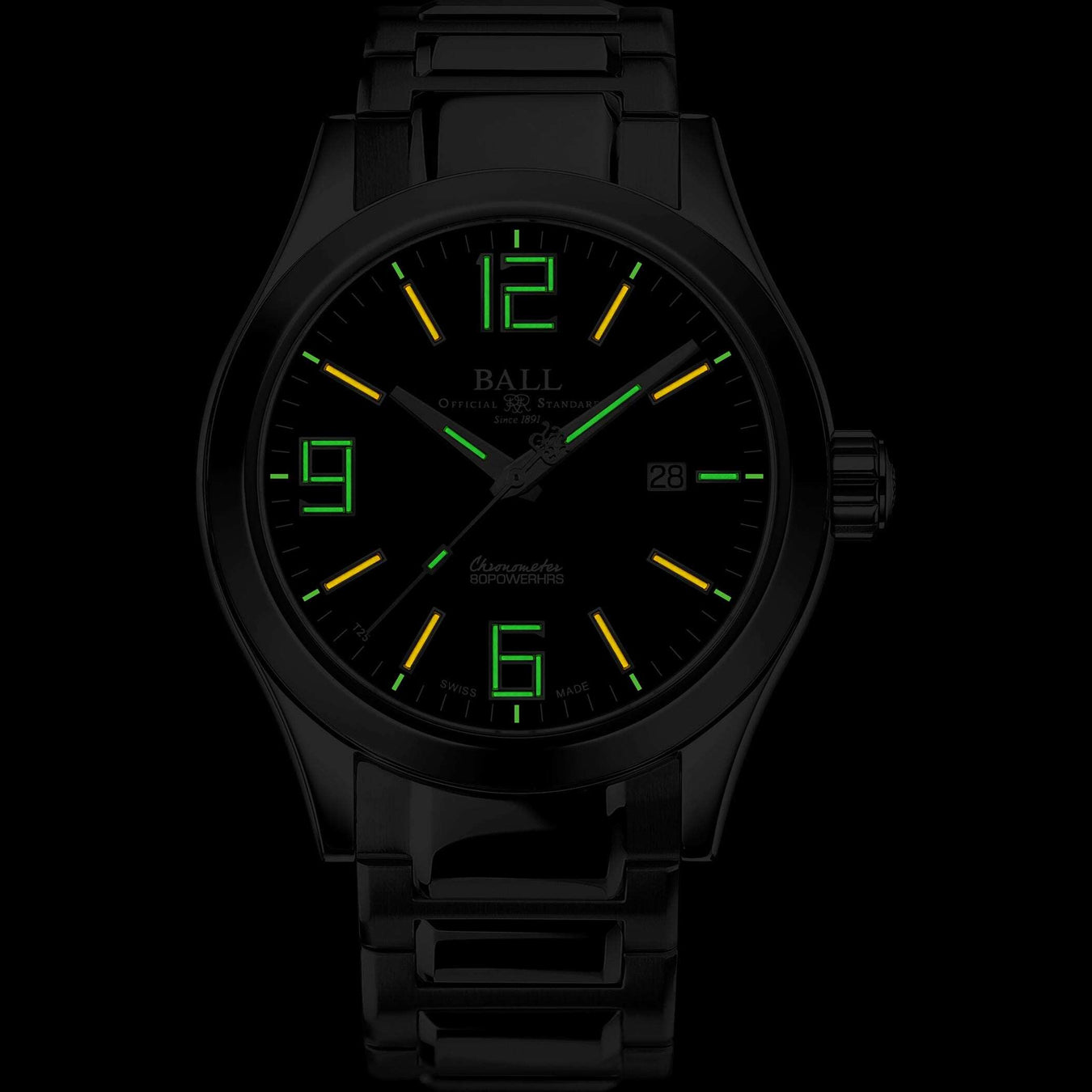 Ball NM2128C-S2CJ-BK Engineer M Pioneer II Black Dial 43mm