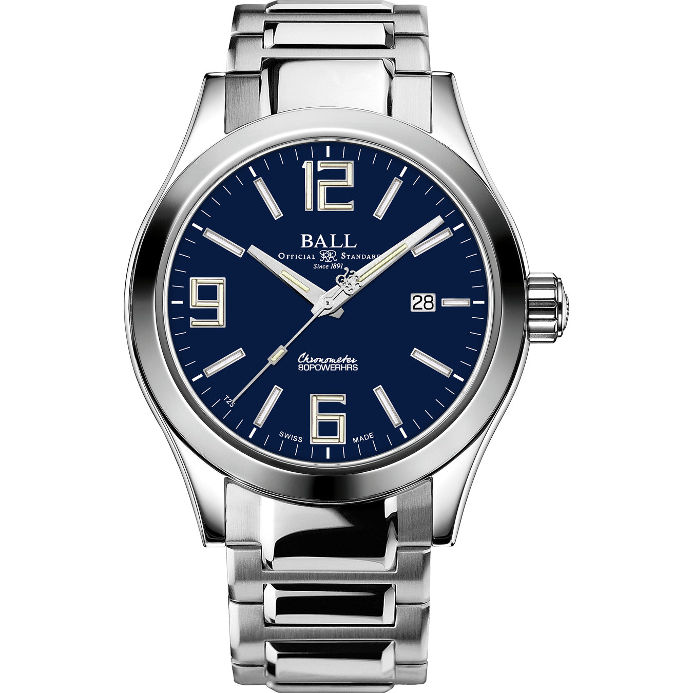 Ball NM2128C-S2CJ-BE Engineer M Pioneer II Blue Dial 43mm