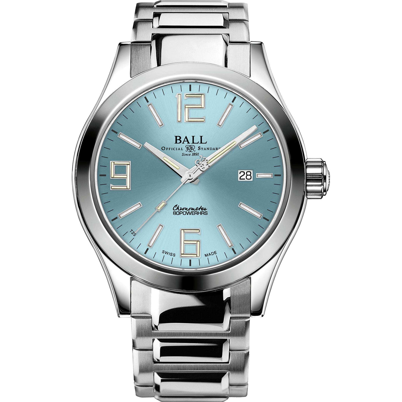 Ball NM2128C-S2CJ-IBE Engineer M Pioneer II Ice Blue Dial 43mm