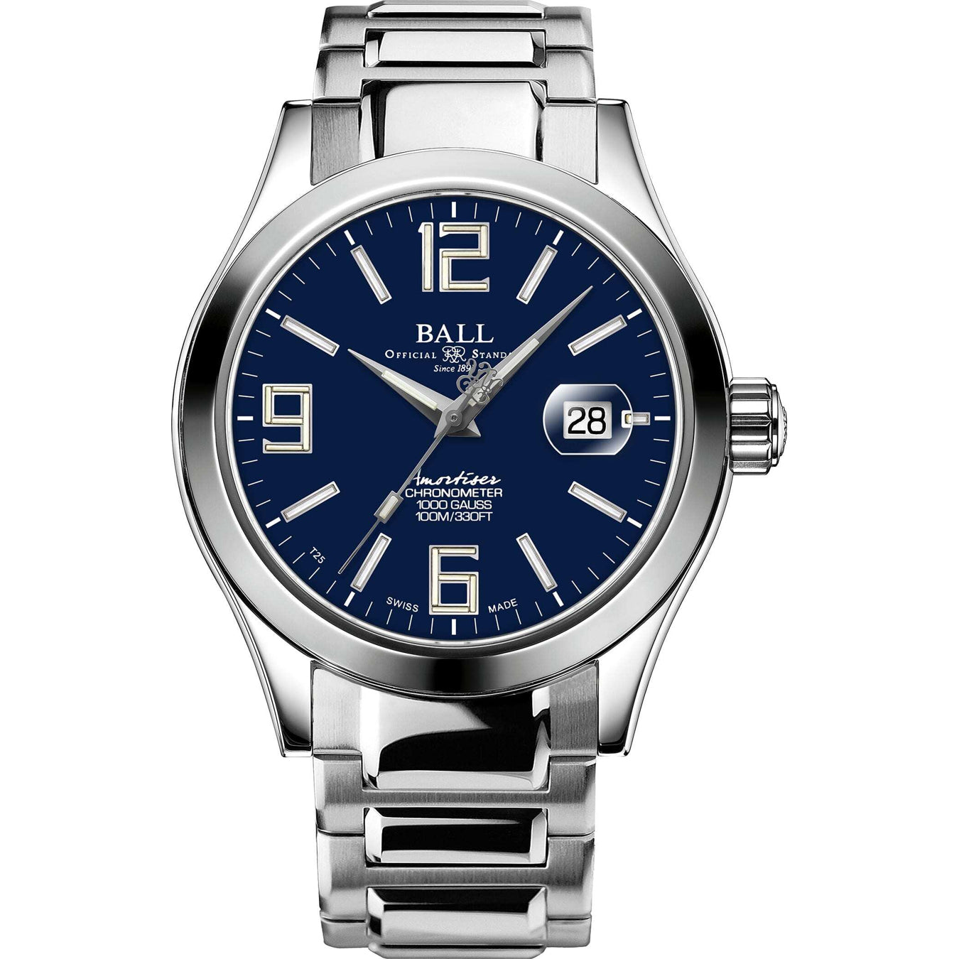 Ball NM9028C-S40CJ-BE Engineer III Pioneer II Blue Dial 43mm