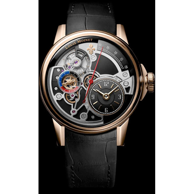 Louis Moinet LM-85.50.55 Tempograph Spirit 18k 5N Rose Gold Limited Edition