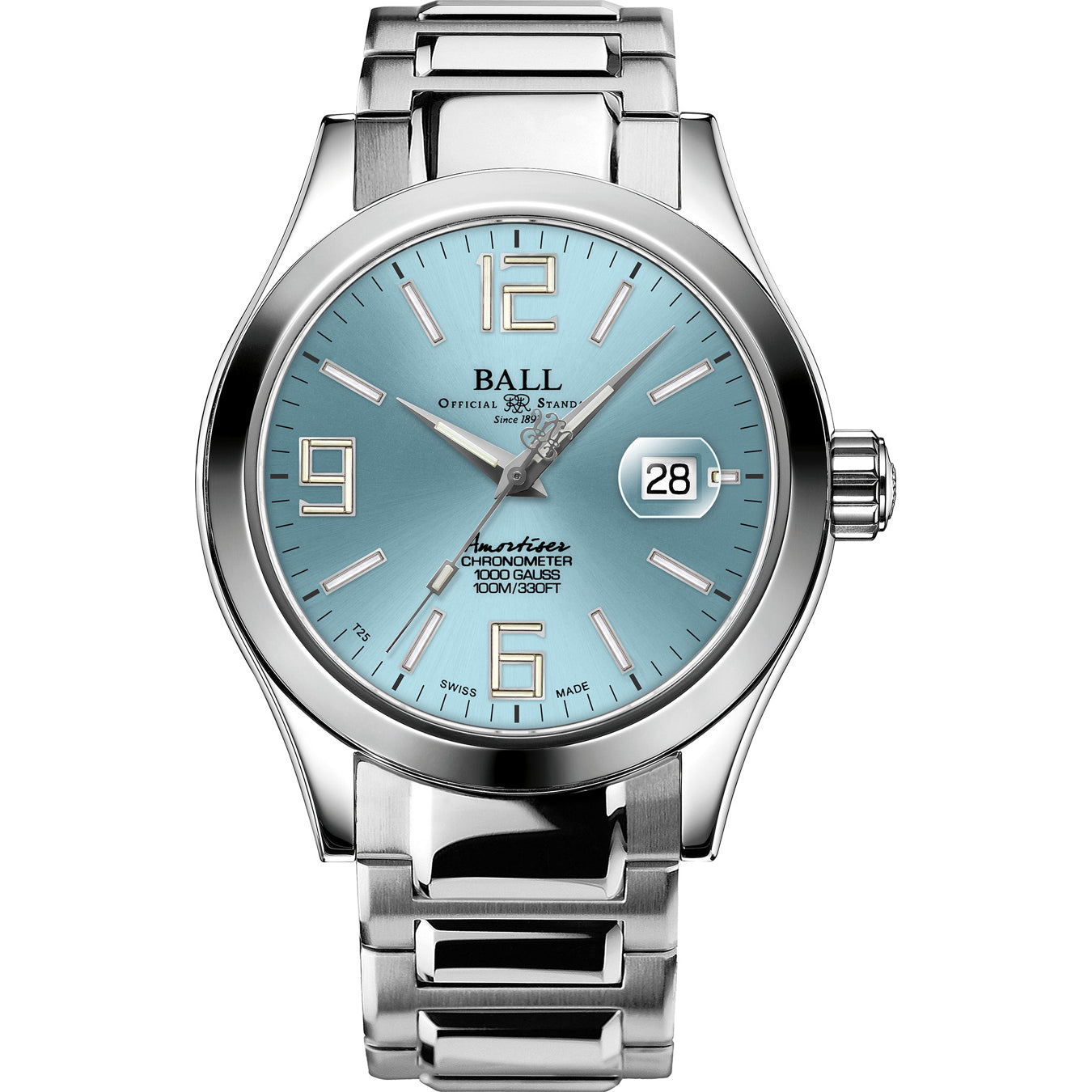 Ball NM9028C-S40CJ-IBE Engineer III Pioneer II Ice Blue Dial 43mm