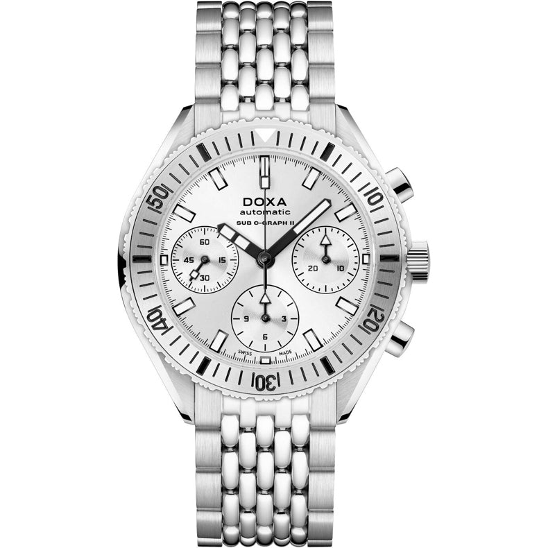 DOXA Sub 200 C-Graph II Whitepearl 797.10.011.10 on Bracelet