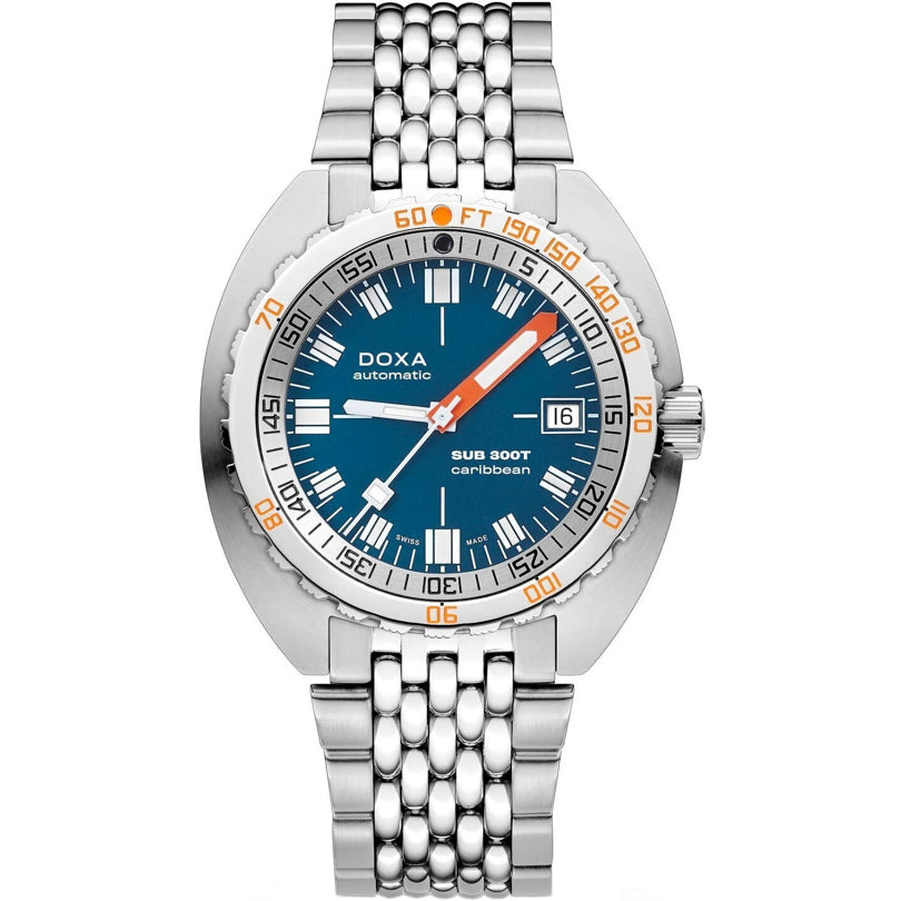 DOXA Sub 300T Caribbean 840.10.201.10 on Bracelet