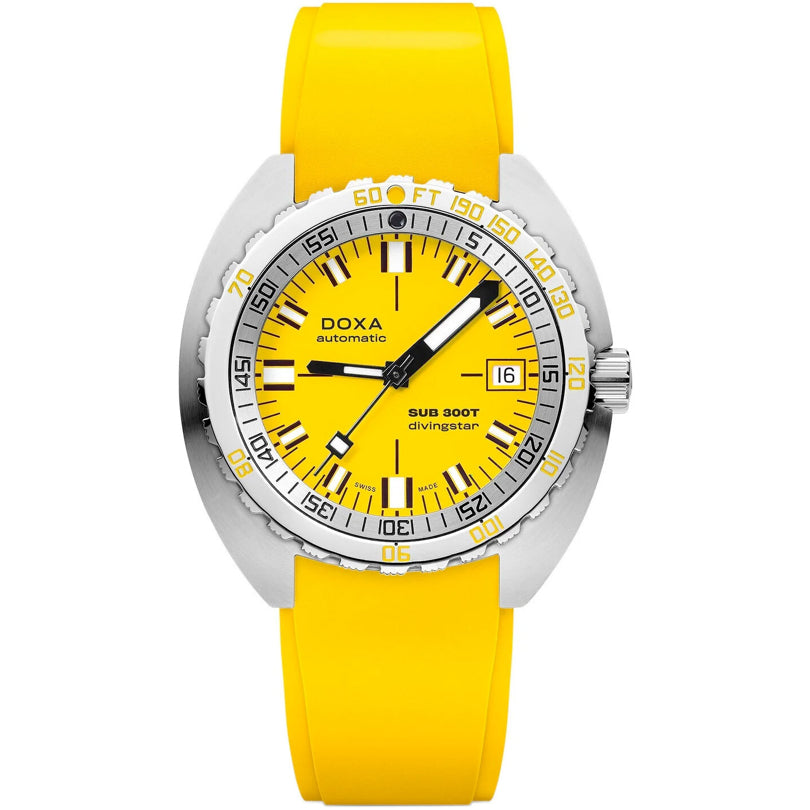 DOXA Sub 300T Divingstar 840.10.361.31 on Strap