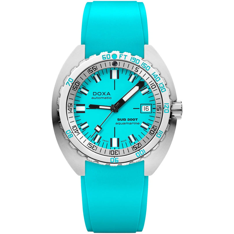 DOXA Sub 300T Aquamarine 840.10.241.25 on Strap