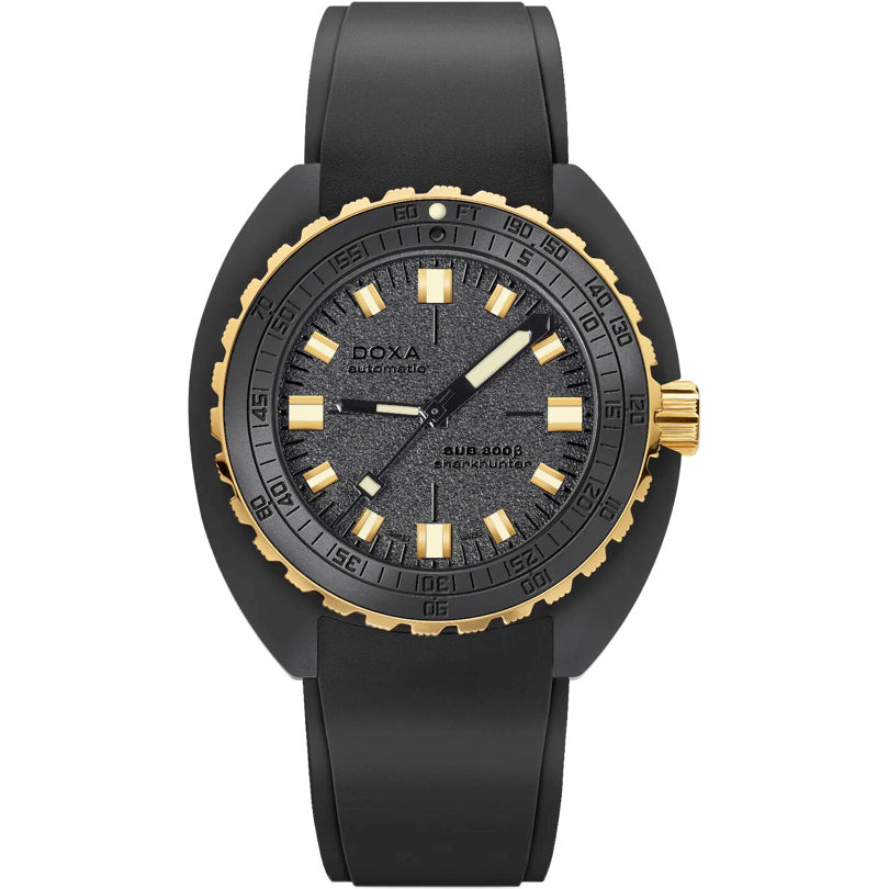 DOXA Sub 300 Beta Sharkhunter 830.20.101ND.20 on Strap