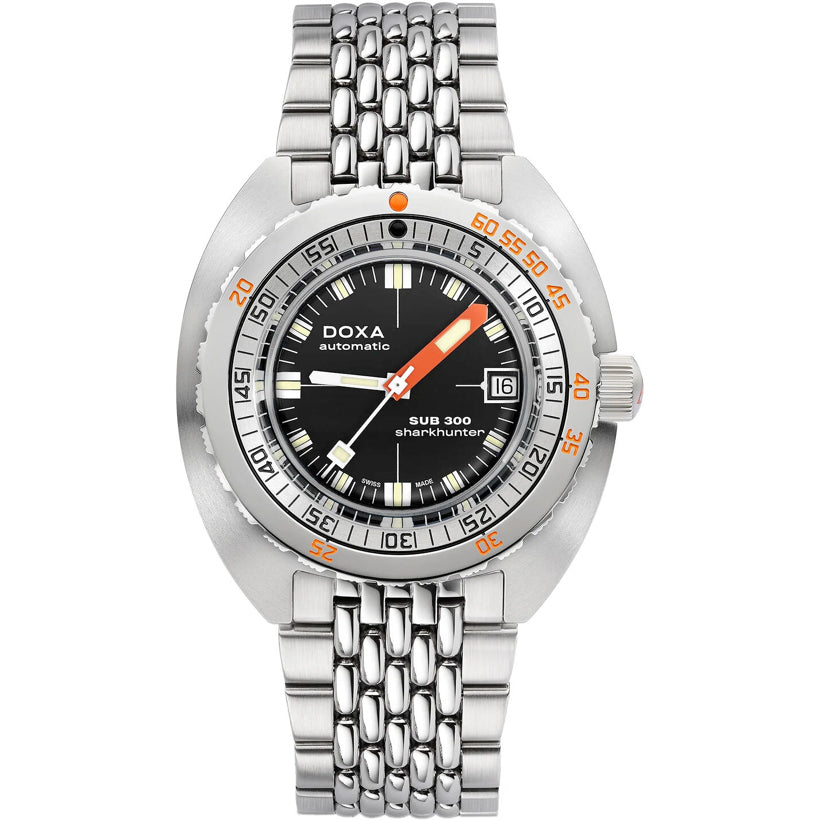 DOXA Sub 300 Sharkhunter 821.10.101.10 on Bracelet