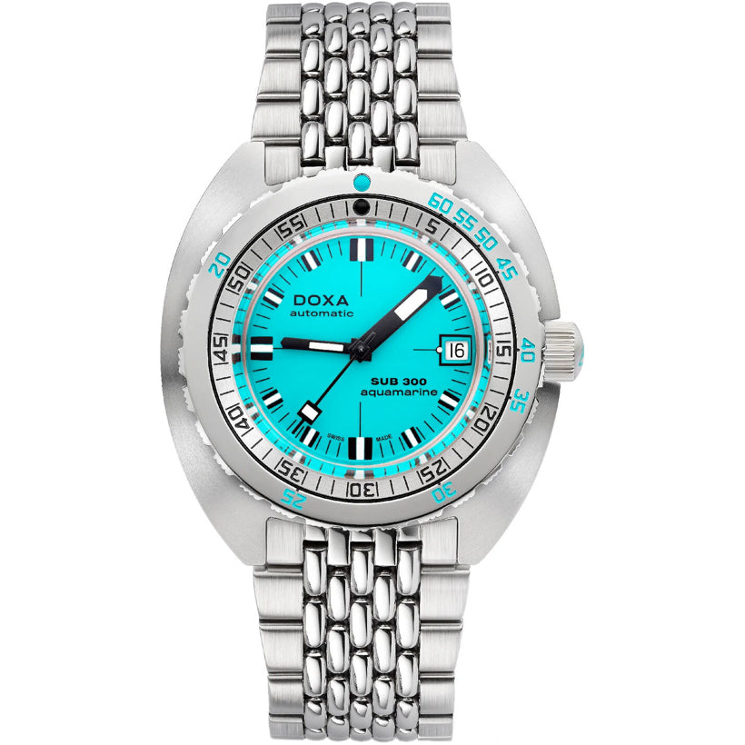 DOXA Sub 300 Aquamarine 821.10.241.10 on Bracelet
