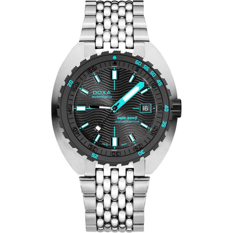 DOXA Sub 300β Aquamarine 830.10.241.10 on Bracelet