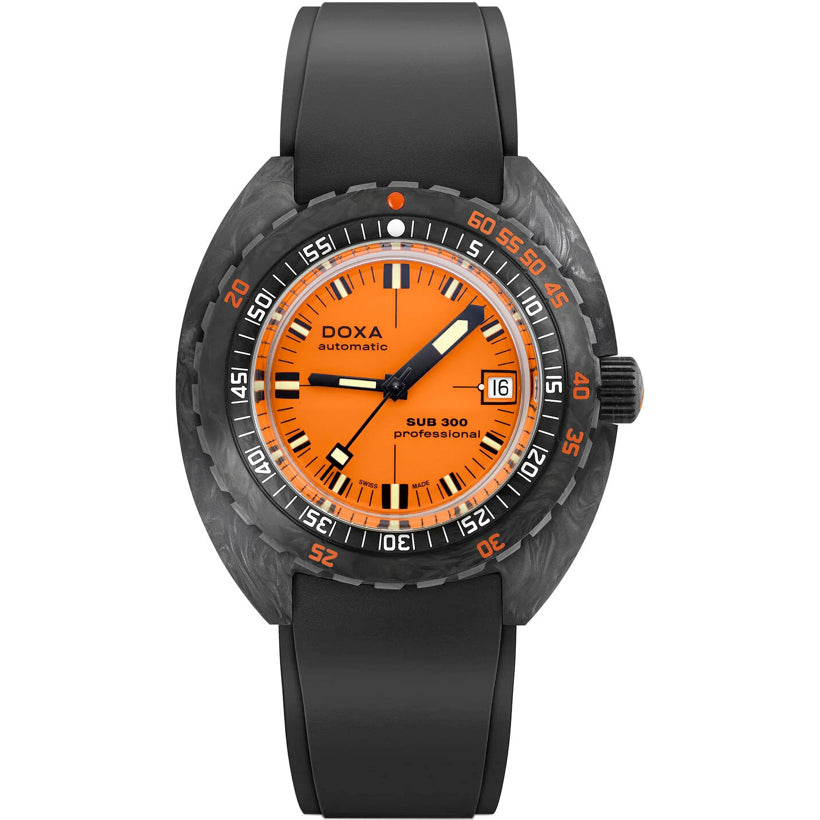 DOXA Sub 300 Carbon Professional 822.70.351.20 on Strap