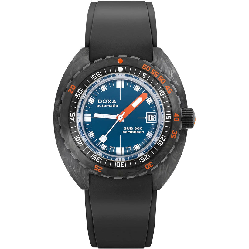 DOXA Sub 300 Carbon Caribbean 822.70.201.20 on Strap