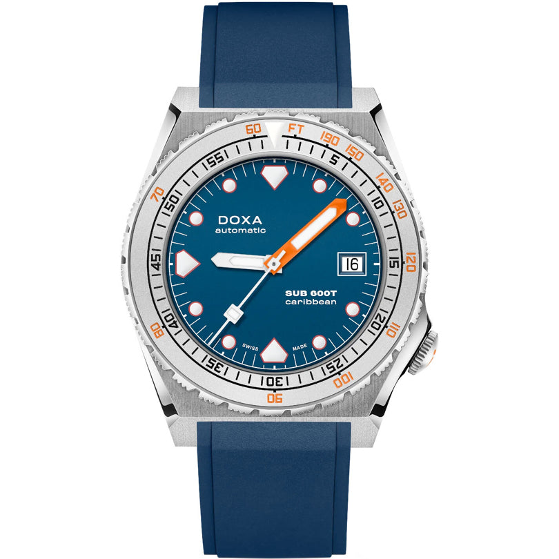 DOXA Sub 600T Caribbean 862.10.201.32 on Strap