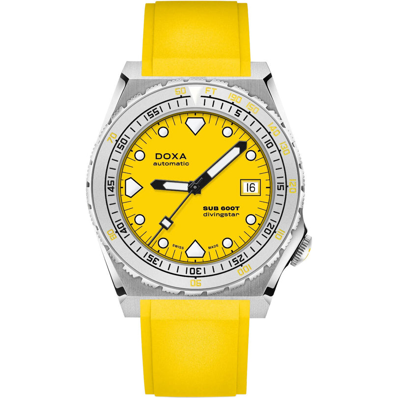 DOXA Sub 600T Divingstar 862.10.361.31 on Strap