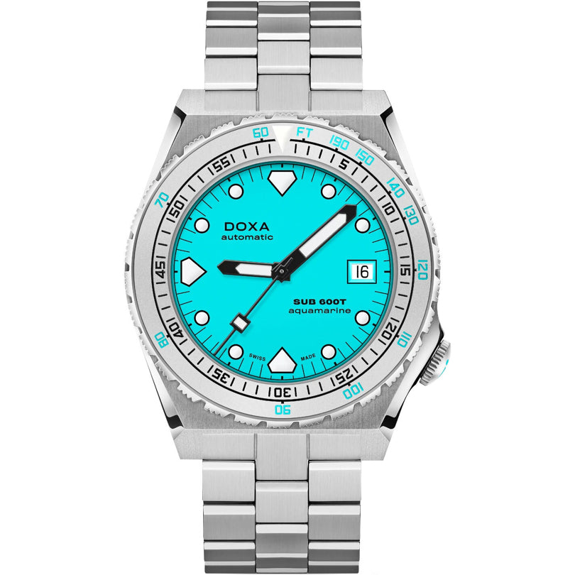 DOXA Sub 600T Aquamarine 862.10.241.10 on Bracelet