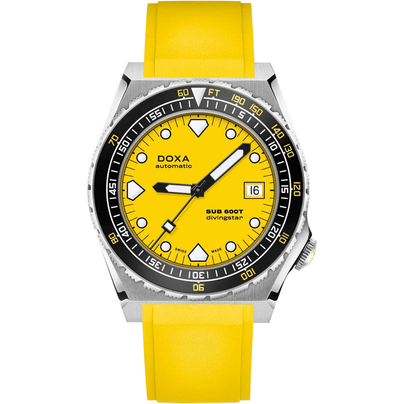 DOXA Sub 600T Divingstar 861.10.361.31 on Strap