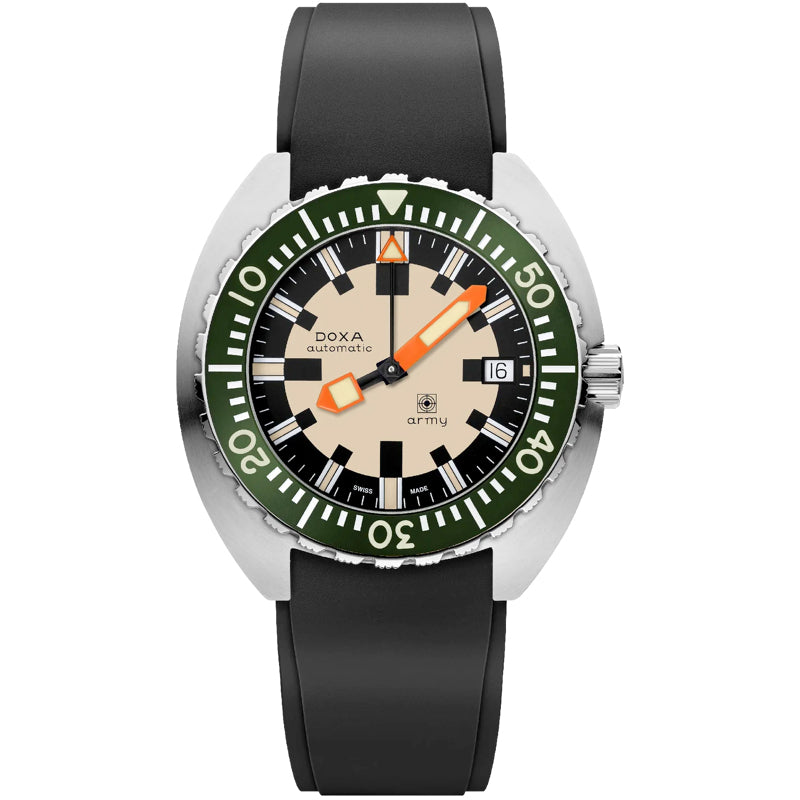 DOXA Army Stainless Steel Bezel 785.10.031G.20 on Strap