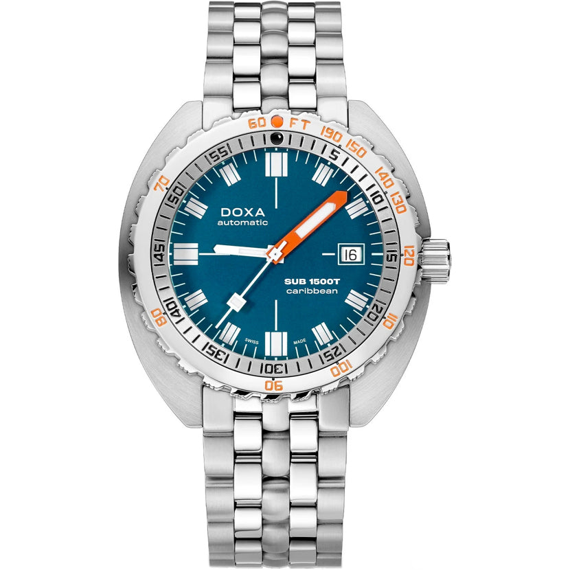 DOXA 1500T Caribbean 883.10.201.10 on Bracelet