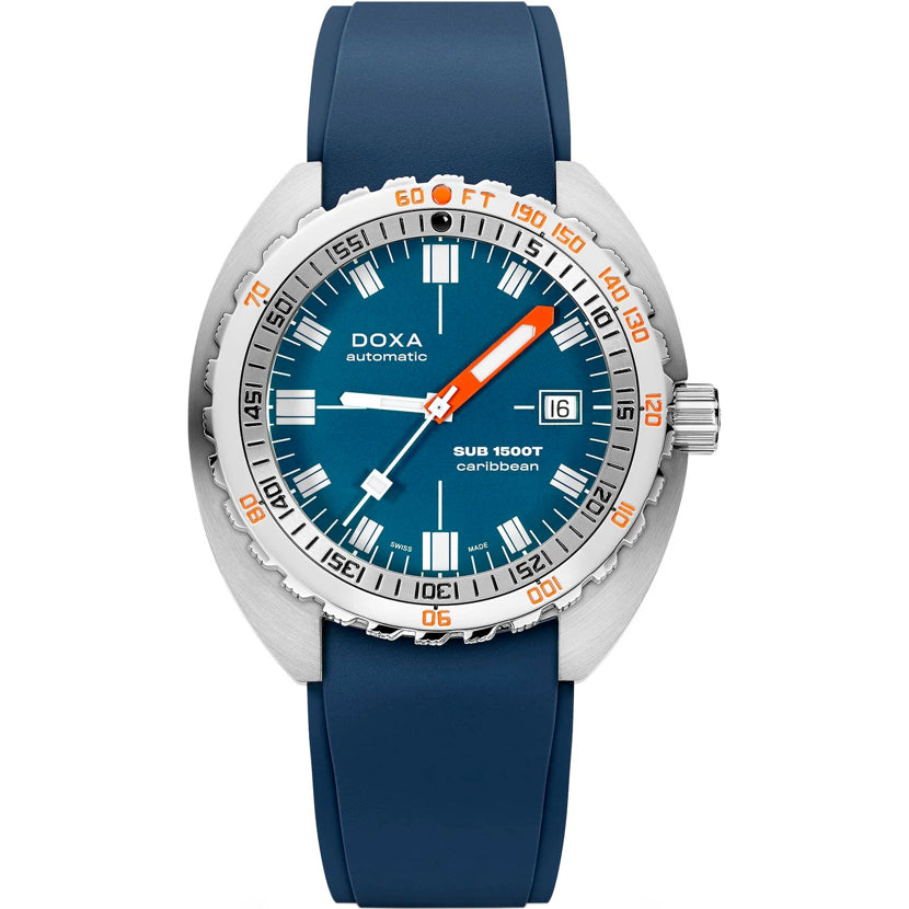 DOXA 1500T Caribbean 883.10.201.32 on Strap