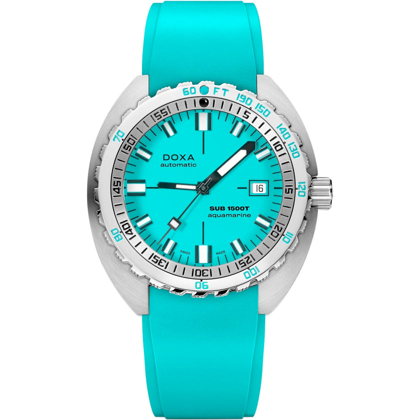 DOXA 1500T Aquamarine 883.10.241.25 on Strap