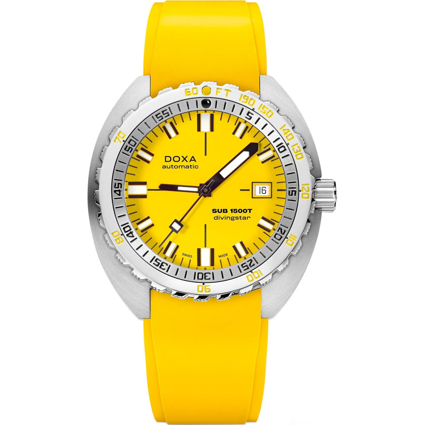 DOXA 1500T Divingstar 881.10.361.31 on Strap