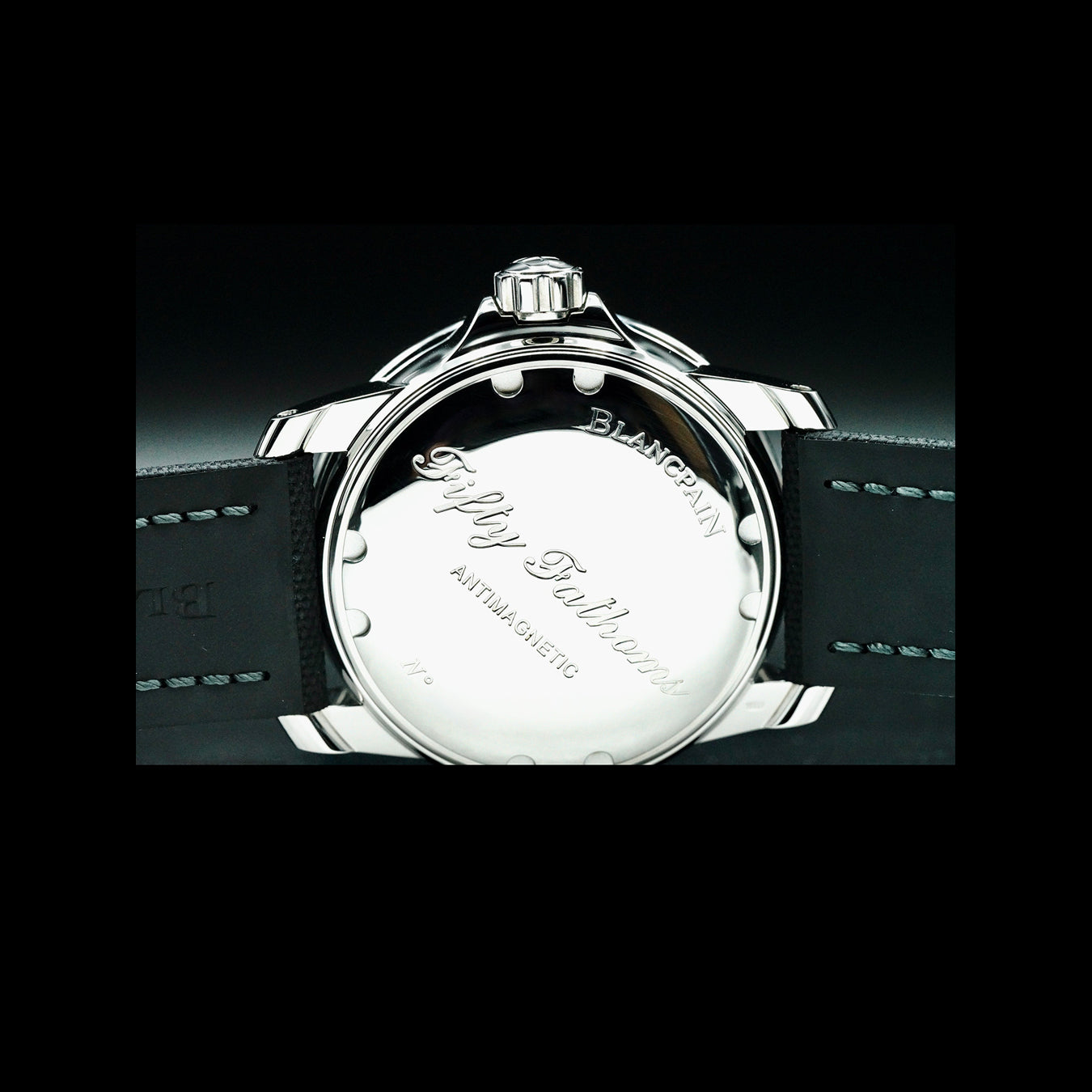 Blancpain 5015 1130 52A Fifty Fathoms Steel Black Dial
