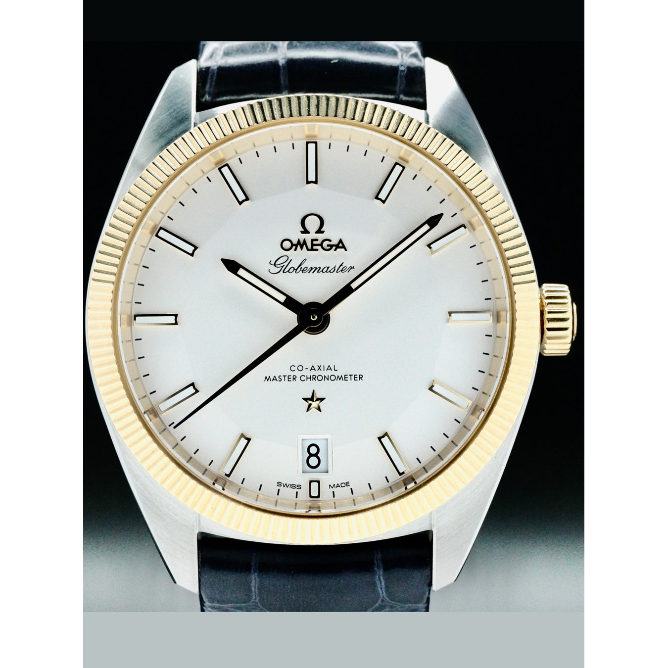 Omega 130.23.39.21.02.001 Constellation Globemaster Co-Axial Master Chronometer 39mm Steel & Yellow Gold