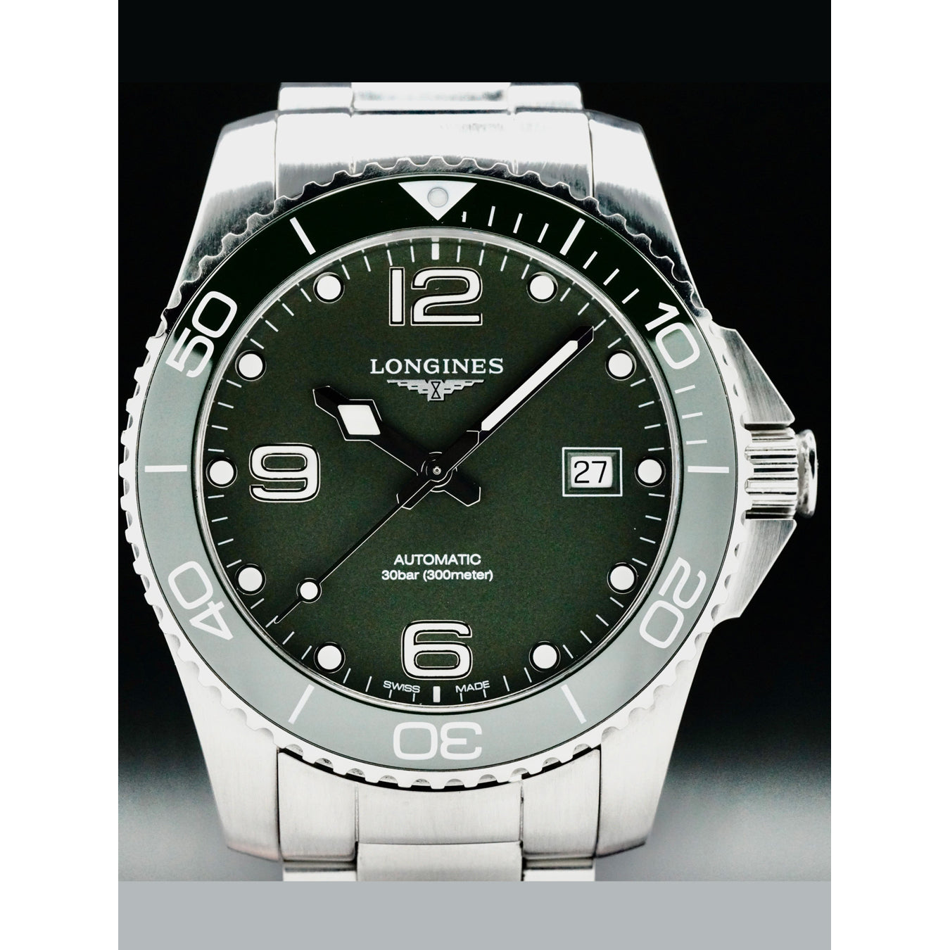 Longines L3.781.4.06.9 Hydroconquest Green