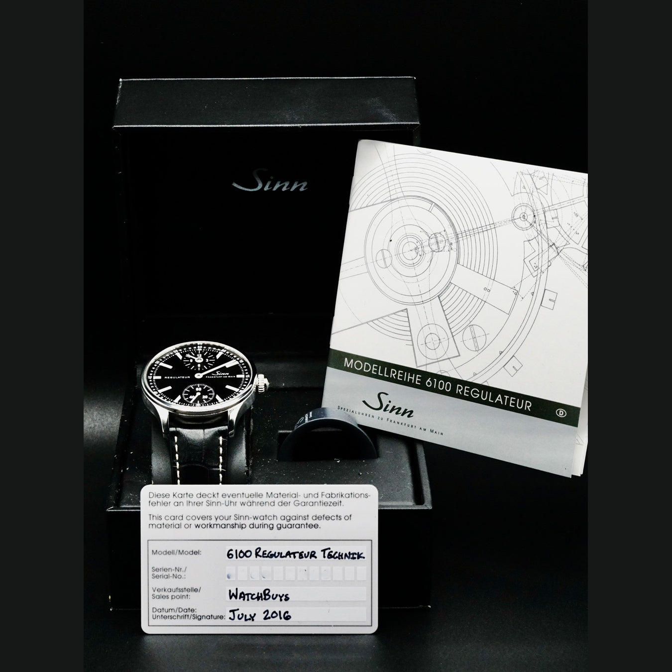 Sinn 6100 Regulator Technik