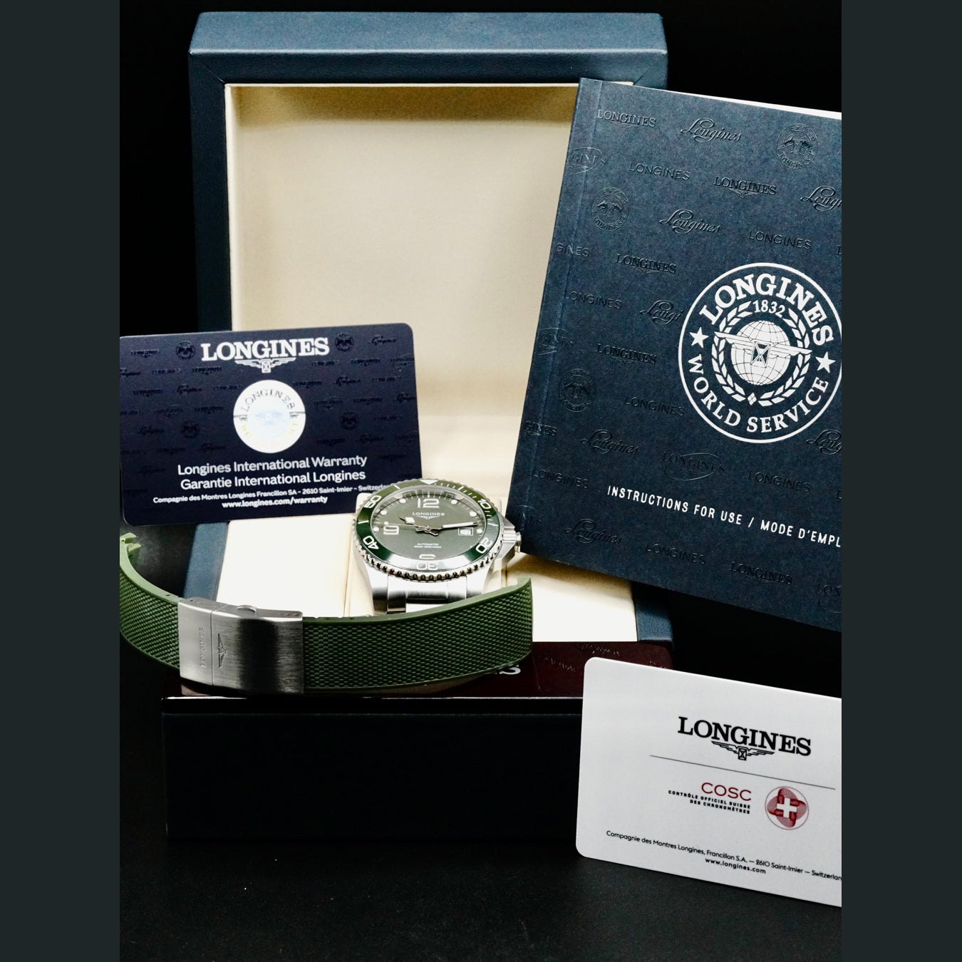 Longines L3.781.4.06.9 Hydroconquest Green