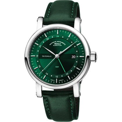 Mühle Glashütte Teutonia II GMT Green Dial