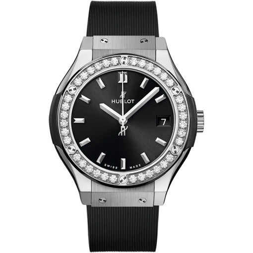 Hublot 581.NX.1470.RX.1104 Classic Fusion Titanium Diamonds 33mm