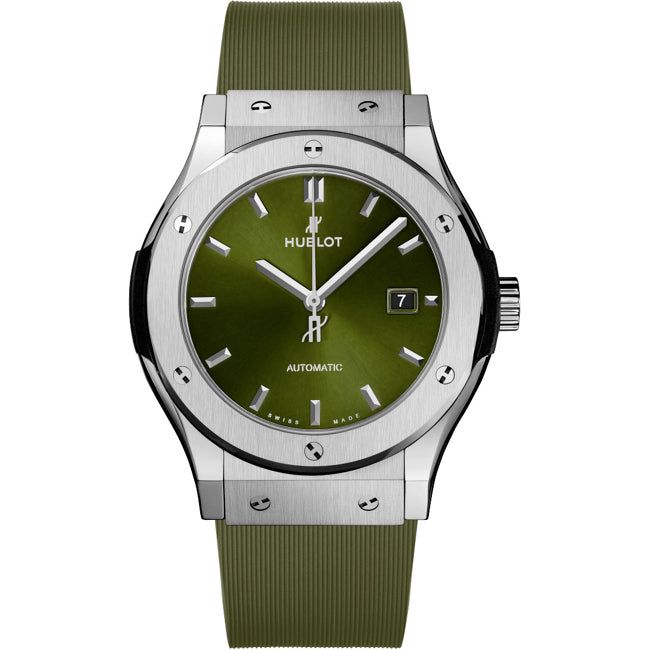 Hublot 542.NX.8970.RX Classic Fusion Titanium Green 42mm
