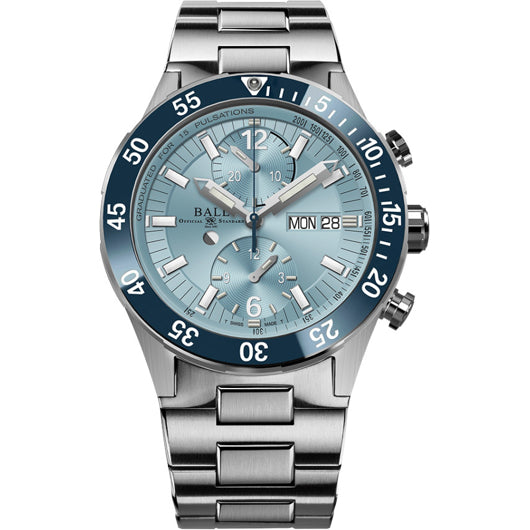 Ball DC3030C-S3-IBE Roadmaster Rescue Chronograph Ice Blue Dial