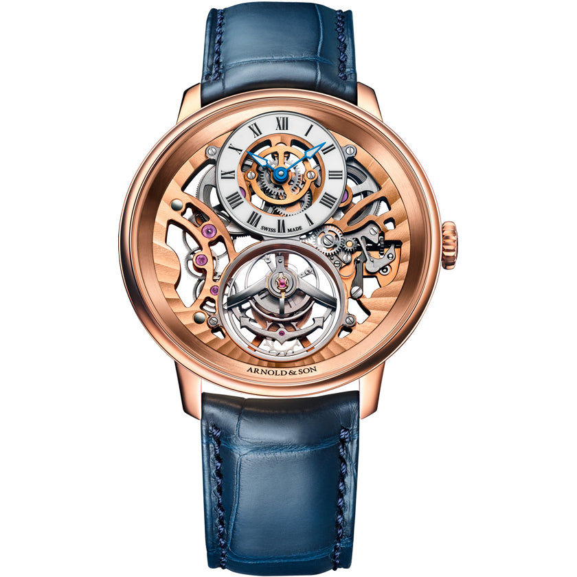 Arnold & Son Ultrathin Tourbillon Skeleton Red Gold
