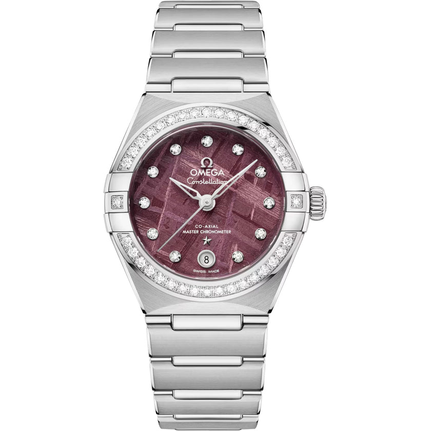 Omega 131.15.29.20.99.001 Constellation Meteorite Dial Steel and Diamonds 29mm
