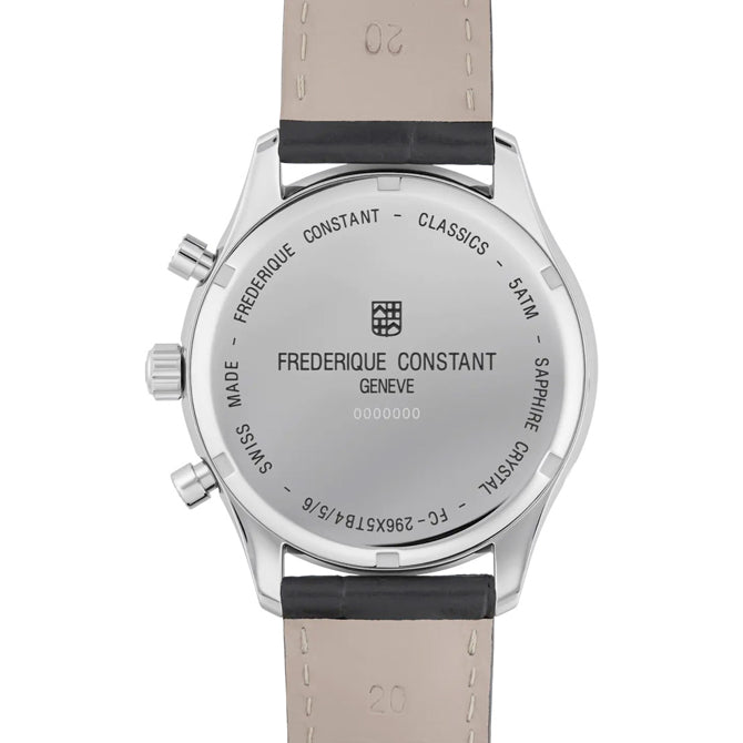 Frederique Constant FC-296SW5B6 Quartz Chronograph Triple Calendar 40mm