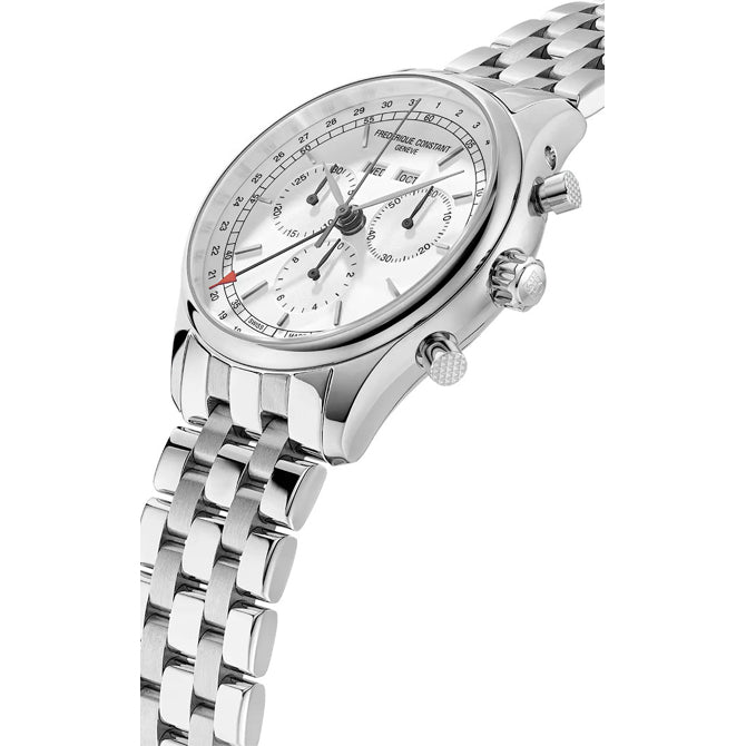 Frederique Constant FC-296SW5B6B Quartz Chronograph Triple Calendar 40mm