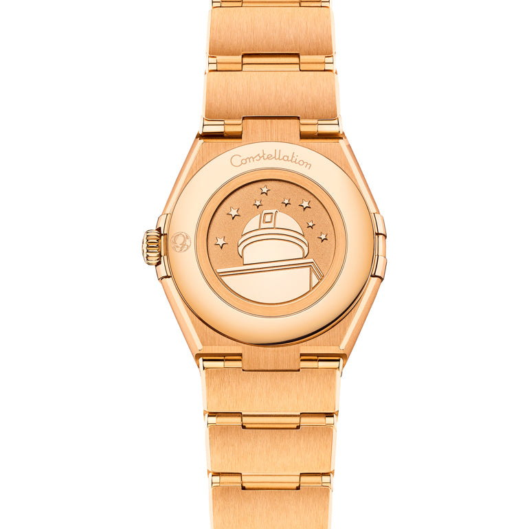 Omega 131.55.28.60.99.006 Constellation Meteorite Dial Gold and Diamonds 28mm