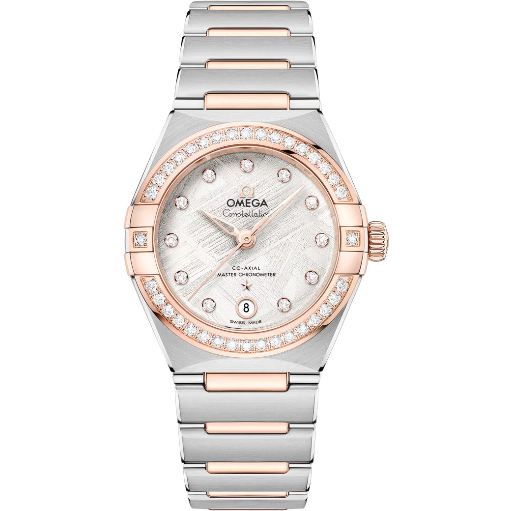 Omega 131.25.29.20.99.001 Constellation Steel & Gold Meteorite Dial 29mm
