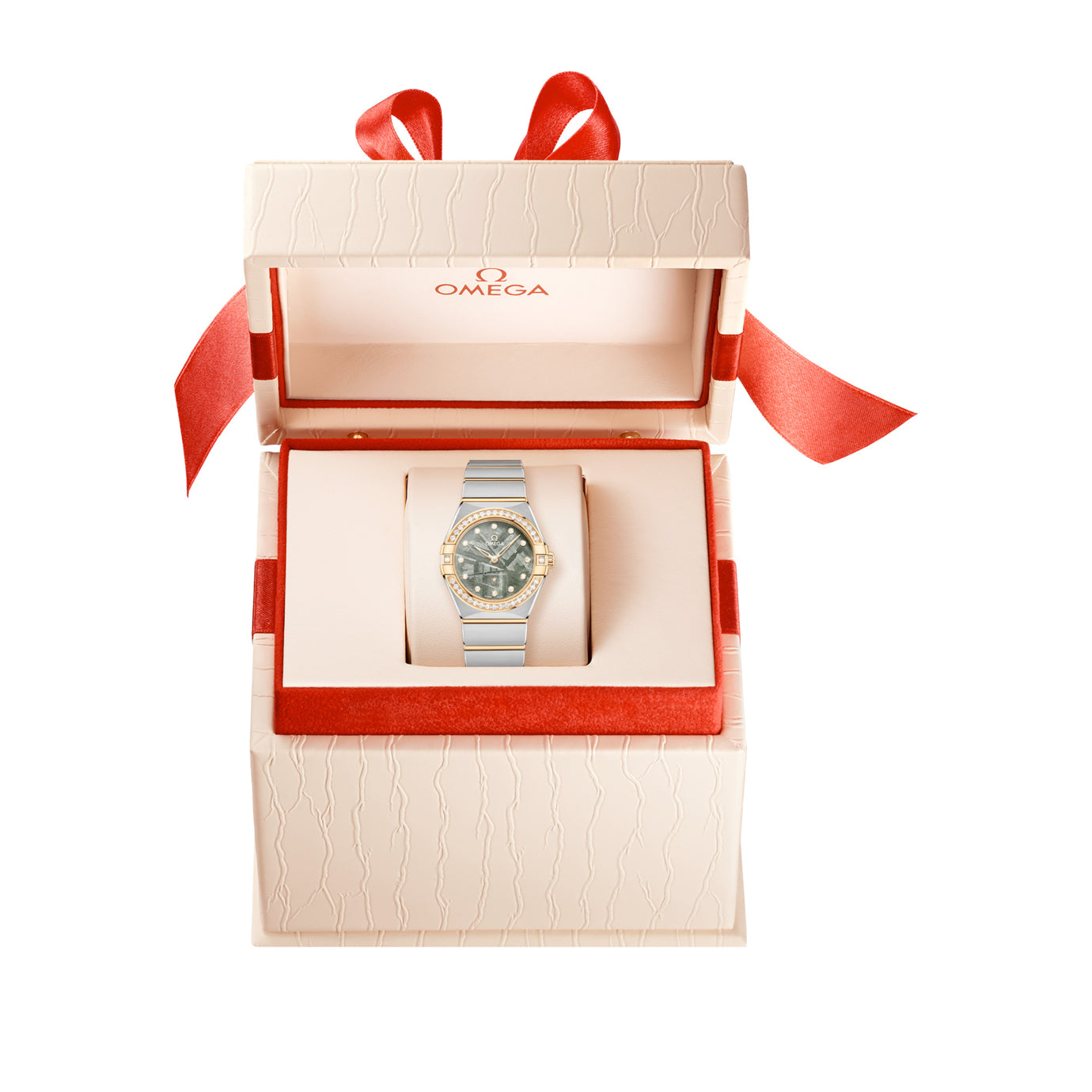 Omega Constellation Meteorite Dial Steel Gold and Diamonds 28mm 131.25.28.60.99.002