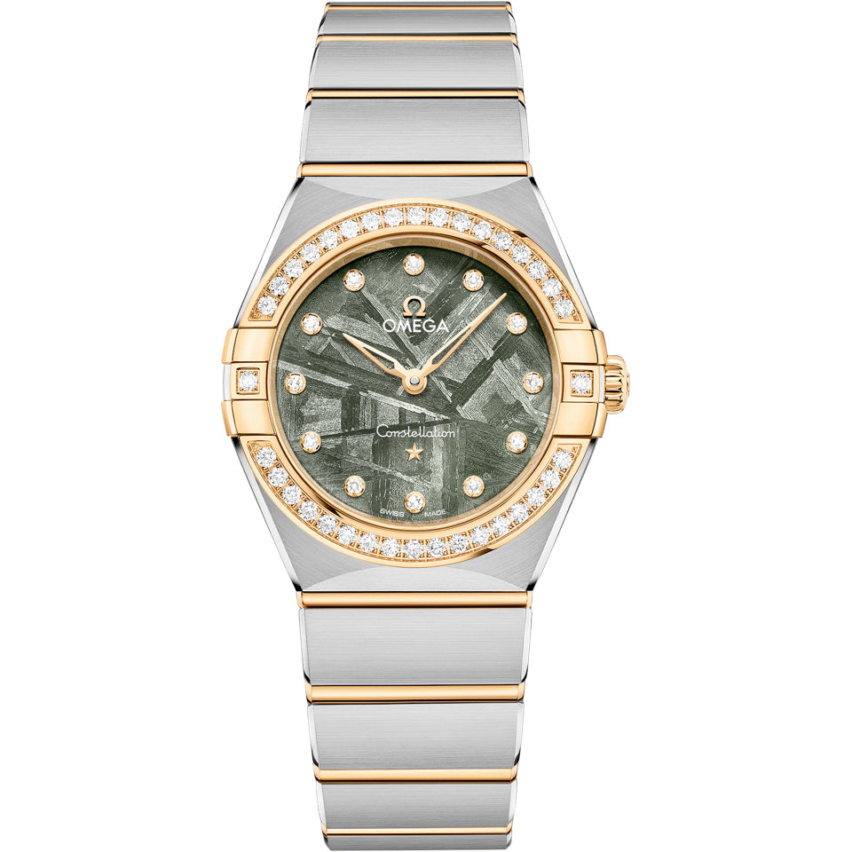 Omega Constellation Meteorite Dial Steel Gold and Diamonds 28mm 131.25.28.60.99.002